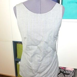 Pinstripe Sleeveless Blouse